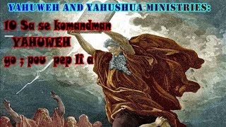 πΊπ -10 Sa se komandman YAHUWEH yo ; pou pep li a -ππΊ