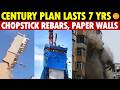 Century Plan Lasts Only 7 Years! JD Headquarters Tilts, Chopstick Rebars, Paper Walls Exposed