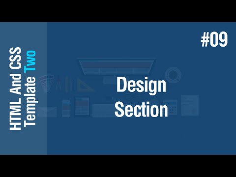 [Arabic] HTML & CSS Template Two 2021 - #09 - Design Section