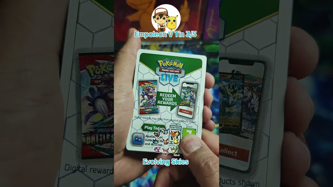 Empoleon V Tin 3/5 Evolving Skies 