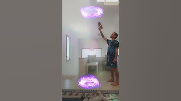 Opening portal in real life - Gaming way with portal gun #shorts #shortsvideo #gaming #gamingvideos