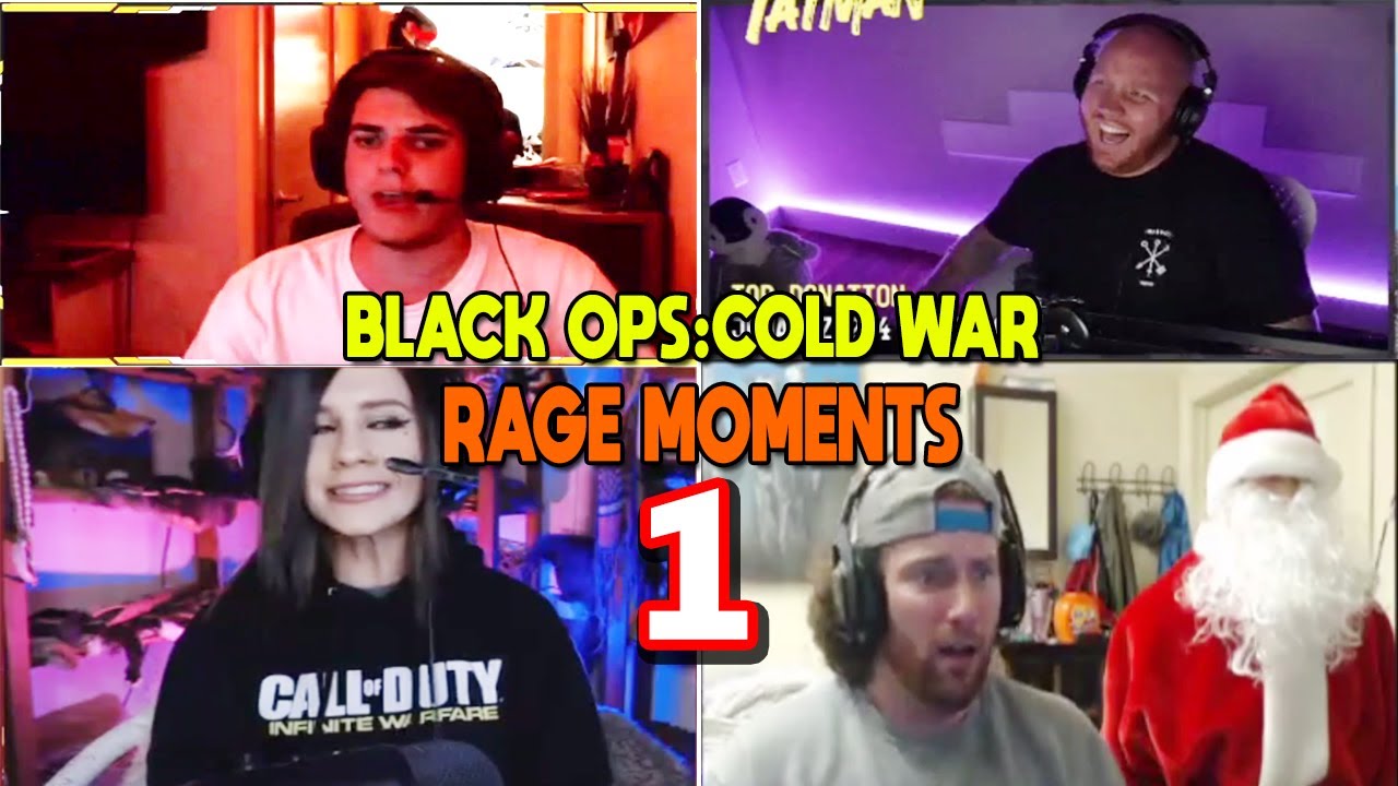 COD: Black Ops Cold War Twitch Streamers Ultimate Rage compilation ...