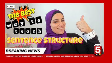 The BEST way to teach SENTENCE STRUCTURE