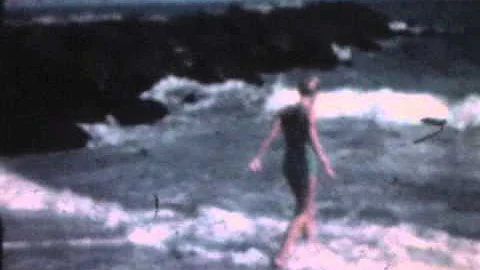 Janet Mischler at Asbury Park, N. J. Beach