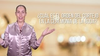 Cuál Es El Orden Del Cortejo En La Ceremonia De La Boda? - El Blog De María José