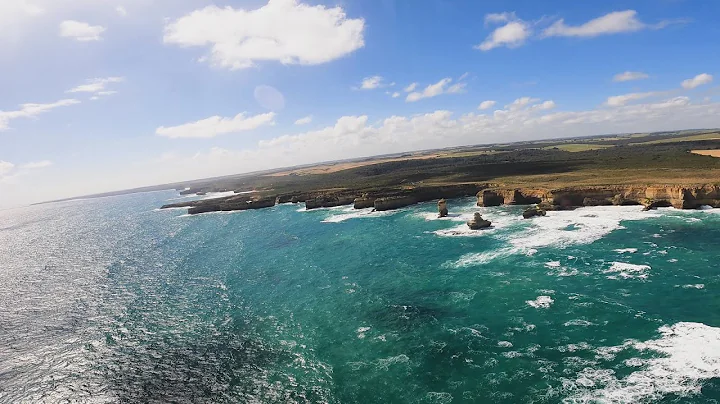 12 Apostles Helicopter Tour Melbourne Australia | 4K
