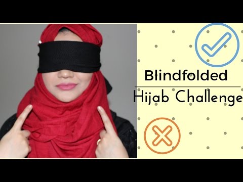 BlindFolded Hijab Challenge || ACCEPTED