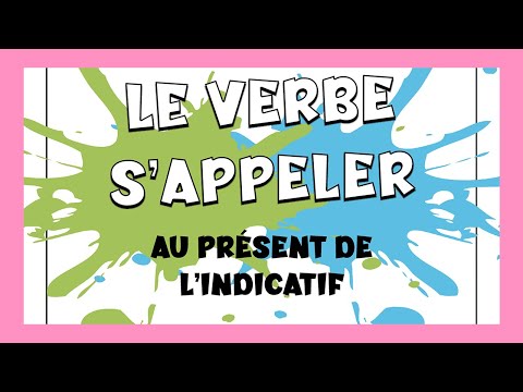 Conjugación del verbo llamarse en francés | Verbos