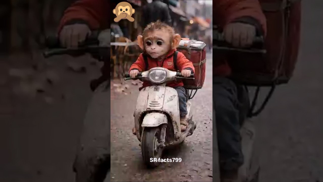 A story about pain for baby monkey 🐒🐒🐵