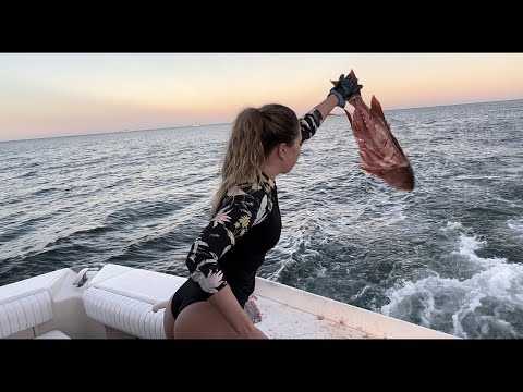 Practicing My Filleting Skills On Colorado Snapper I Caught Spearfishing In Mexico