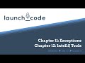 Unit 2 Class 9 Lecture — Chapters 11-12 (Exceptions &amp; IntelliJ Tools)