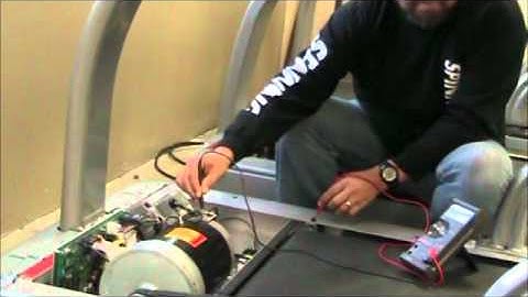 Star Trac: Checking if the Drive Motor Chassis is Isolated