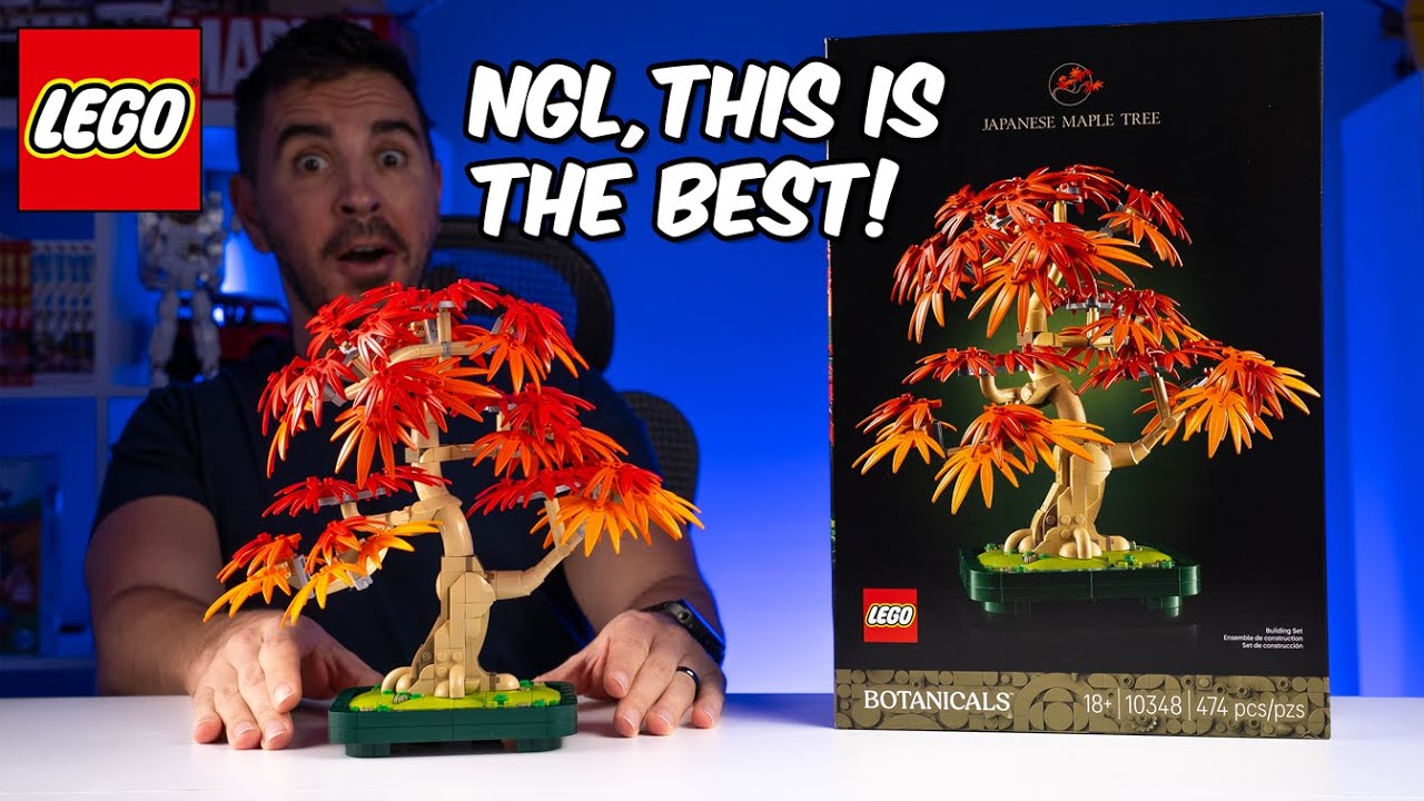 Zen Garden || LEGO 10348 Japanese Red Maple Bonsai Tree