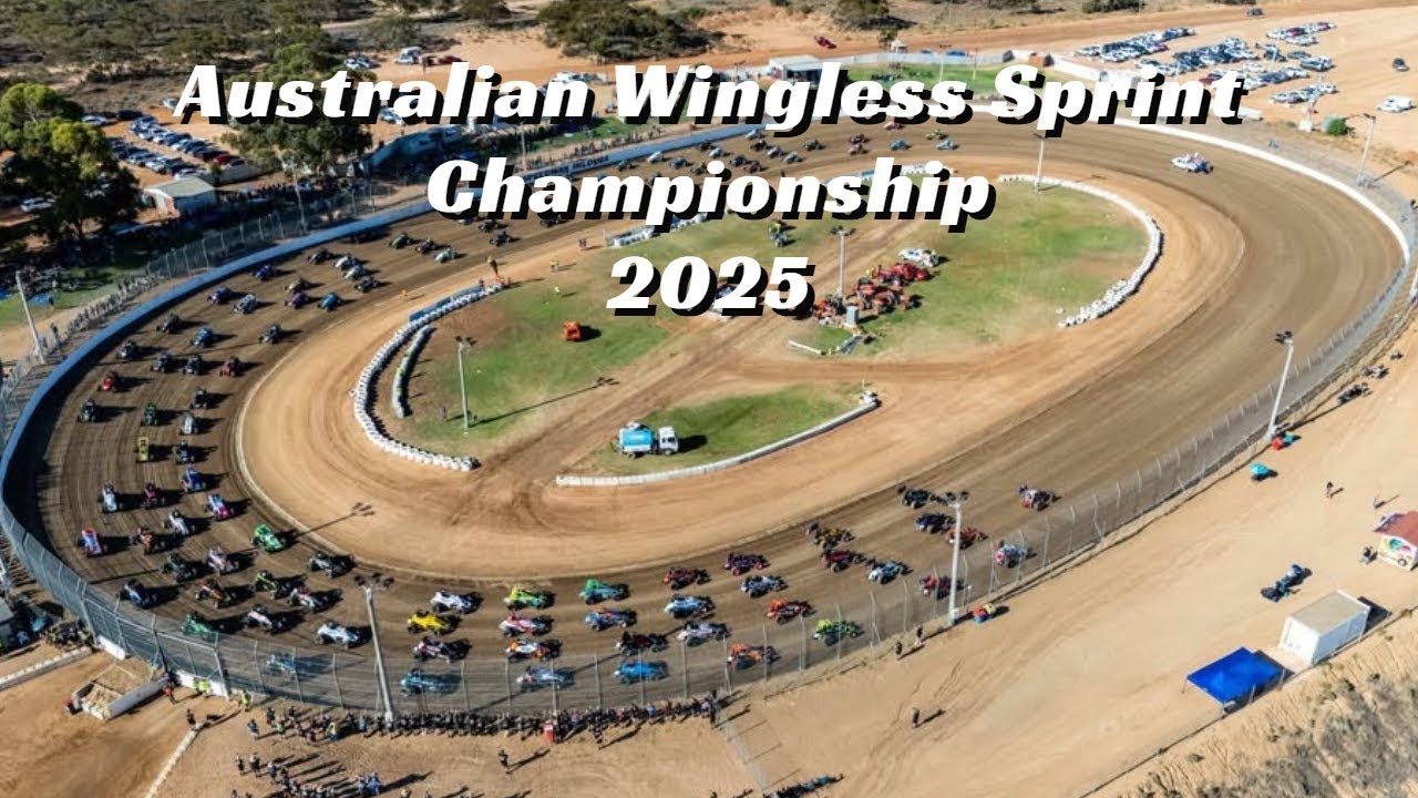 Australian Wingless Sprint Championship 2025. Timmis Speedway Mildura