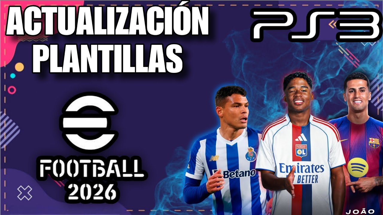 Nuevo Savedata PS3 eFootball 2026 Plantillas Actualizdas | GEMBOX PATCH