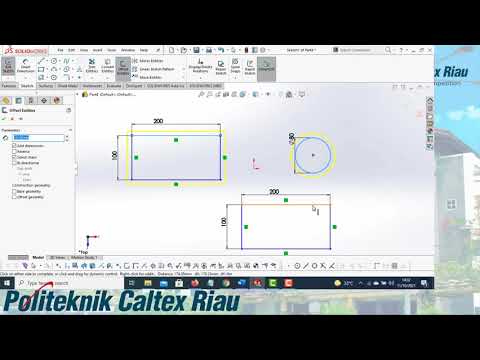 SolidWorks Tutorial 13. Offset Entities