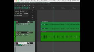 routing main vs key in Reaper