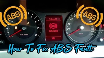 How to fix ABS Fault on VE Commodore