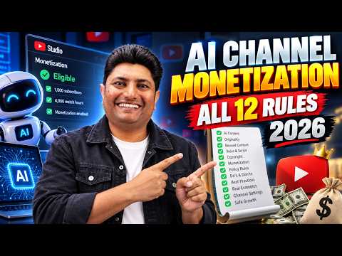 AI Channel Monetization Rules 2026 | How to Monetize an AI YouTube Channel – 12 Important Rules