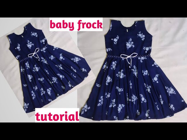 Baby frock cutting and stitching | Childrens Frock cutting and stitching in  telugu | 3 to 5 Years | - YouTube