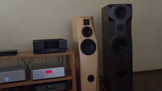 Diy spaekers,Accuton and Eton drivers with Krell Kav2250 , showcase and Kav 300cd