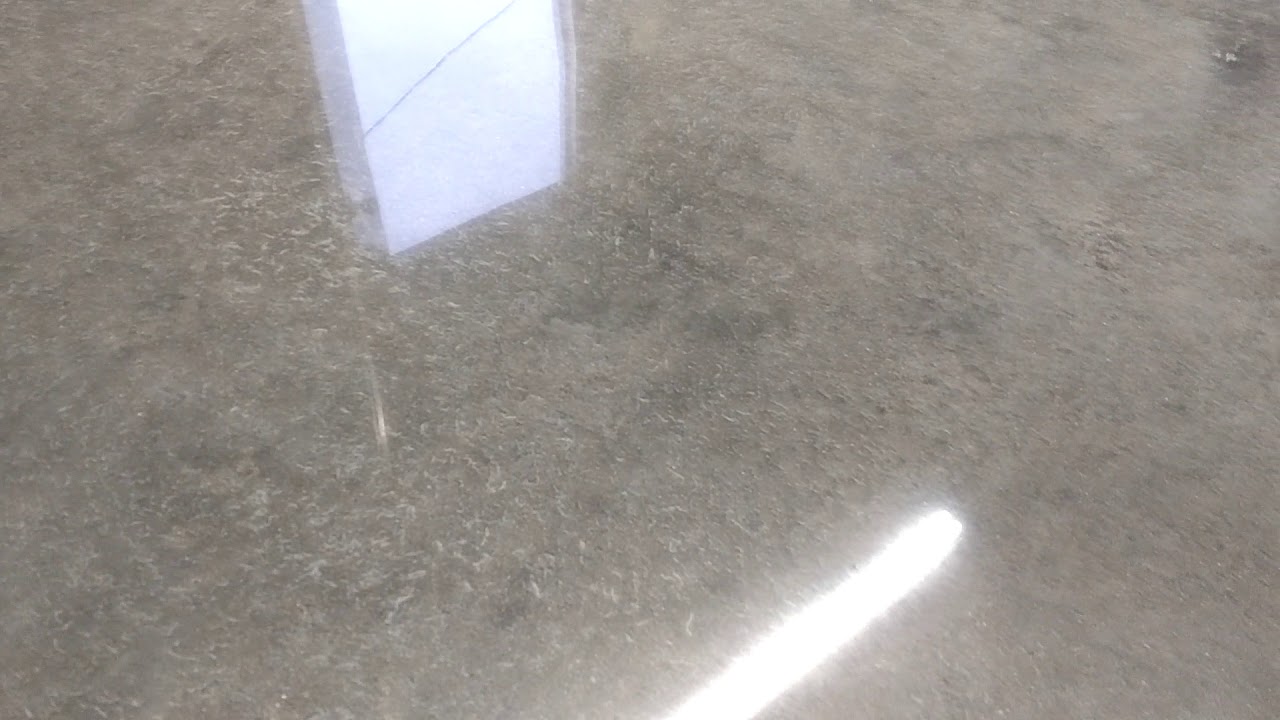Cream polished concrete. YouTube