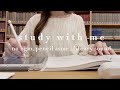 【 study with me 】図書館の音📚📖60min,pencil asmr,no bgm