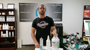 Screen Printing Basics - Waterbased Pallet Adhesive