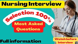 Nursing Interview | Most Asked Nursing Interview questions and answers,Top 20 Questions,Crack easily screenshot 5