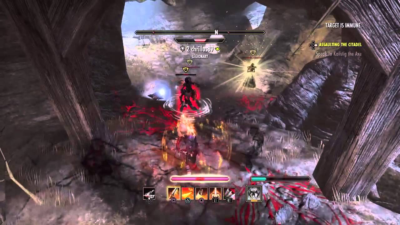 ESO Online PvP 1 vs X DK Stamina Dps Build