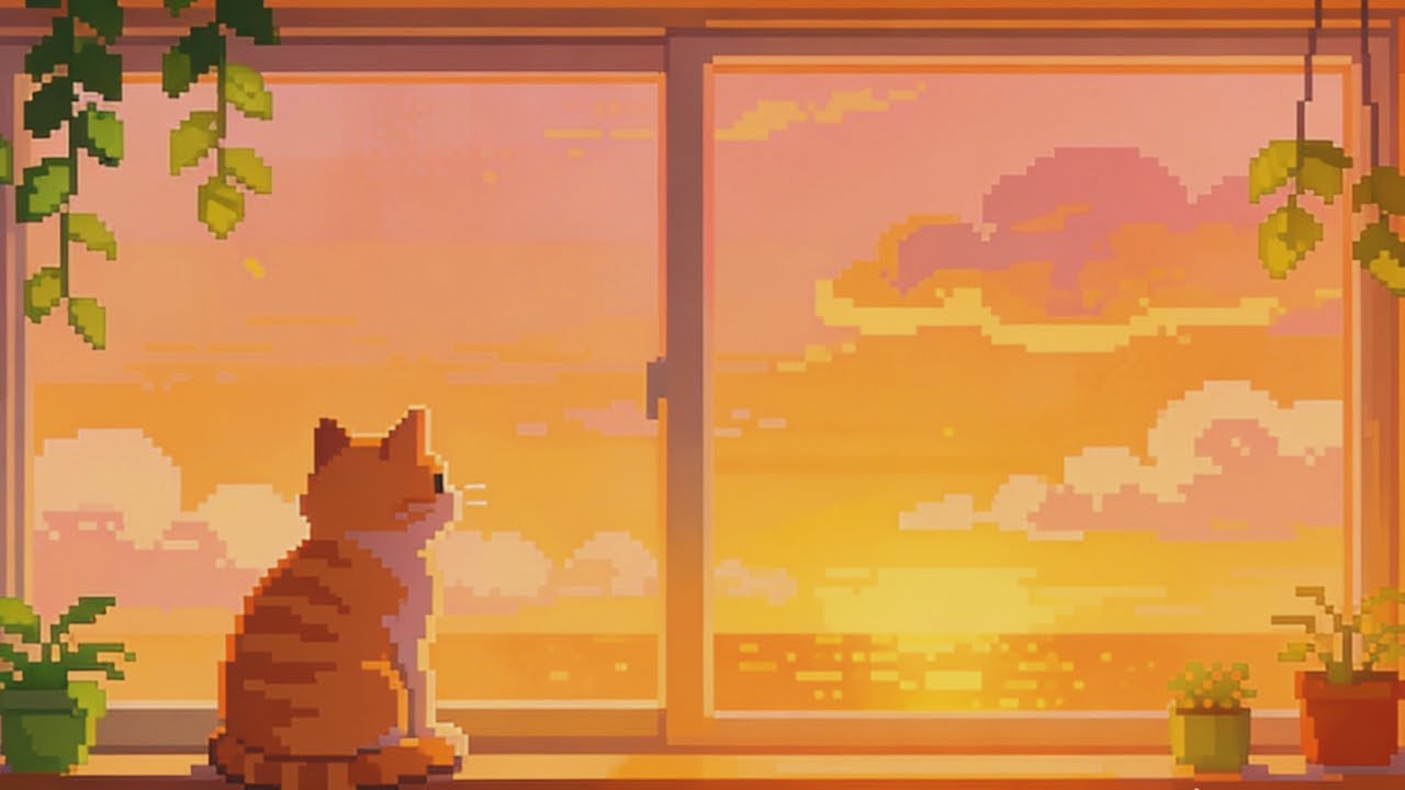 🎧 Lo-Fi Chill Evening — Relaxing Sunset Beats for Study, Work & Calm Moments