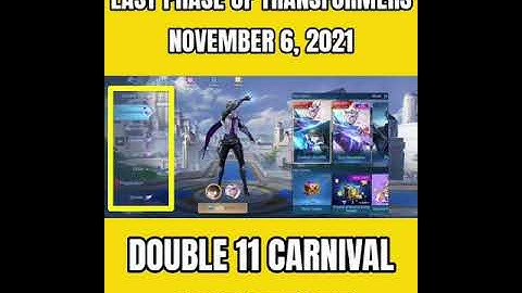 Transformers Event Last Phase November 6 | New Carnival Shop November 11 | MLBB