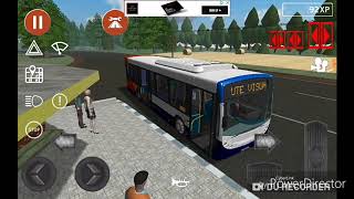 PTS route visual. 000 Gas station - North End Bus stop. Viro 200.