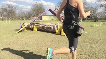 A frame with stride regulator