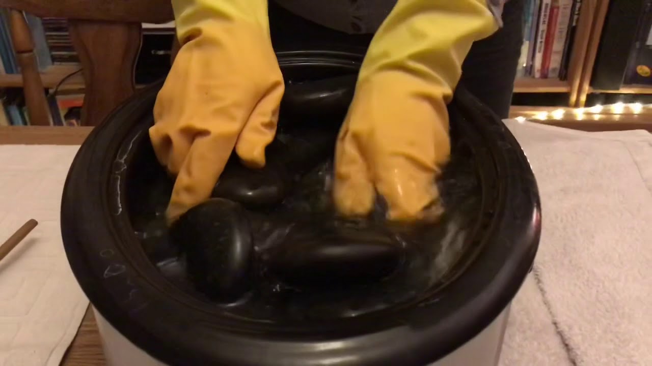 How to clean your basalt stones (Hot Stone Therapy YouTube