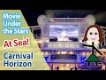 Going to A Dive-In Movie on the Carnival Horizon