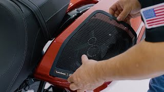 2024 Harley Davidson® Street Glide™ and Road Glide™ Audio Solutions | Saddlebag Speaker Install