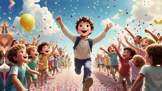 "The Fluffy Cloud Race - Kids' Exercise Song | Run, Jump & Fly Like Clouds!"