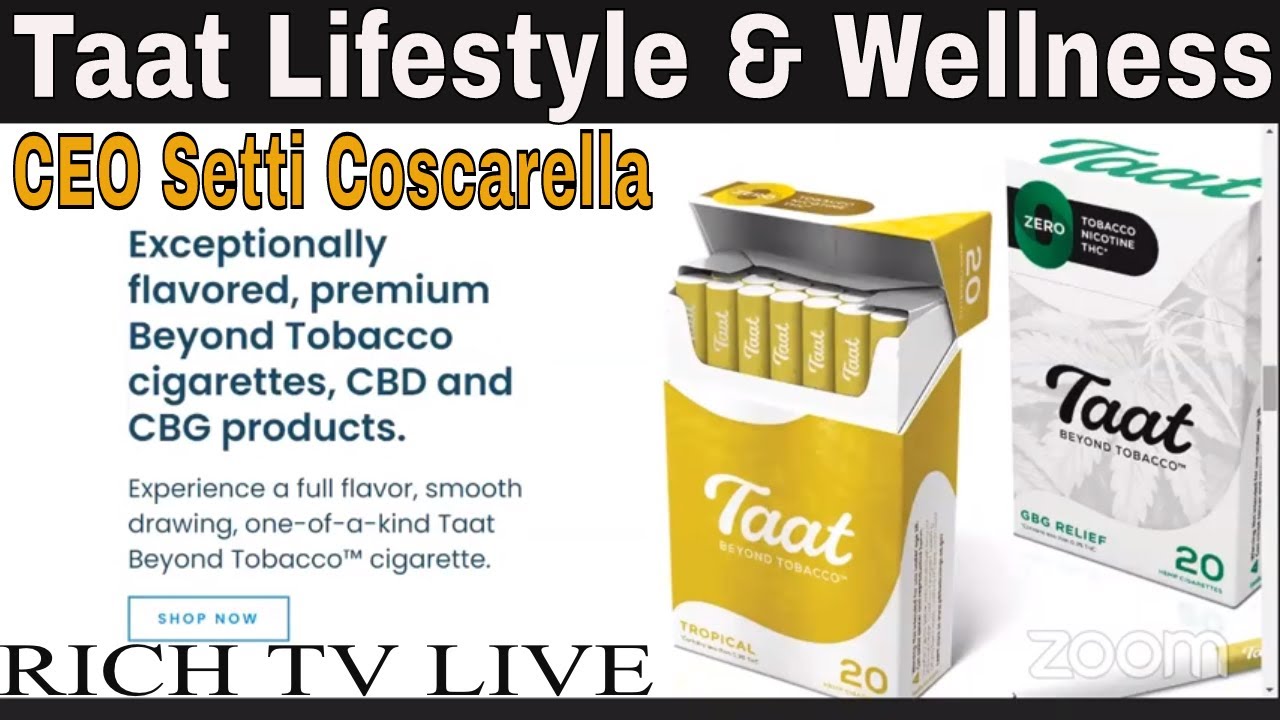 taat cbd cigarettes Herbal - Nicotine-Free, Tobacco-Free Smoking Alternative with 50mg Extract Physicians for a Smoke-Free Canada: