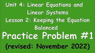 8th Grade Illustrative Mathematics: Unit 4; Lesson 2; Practice Problem 1 rev 11 2022