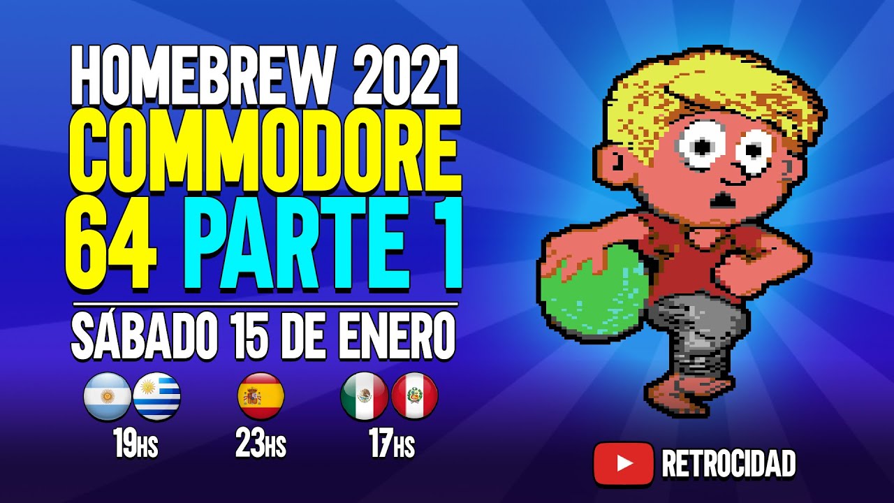 HOMEBREW 2021: COMMODORE 64 parte 1 - YouTube