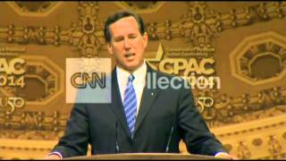 CPAC:SANTORUM-WE WILL WIN BY UNITING