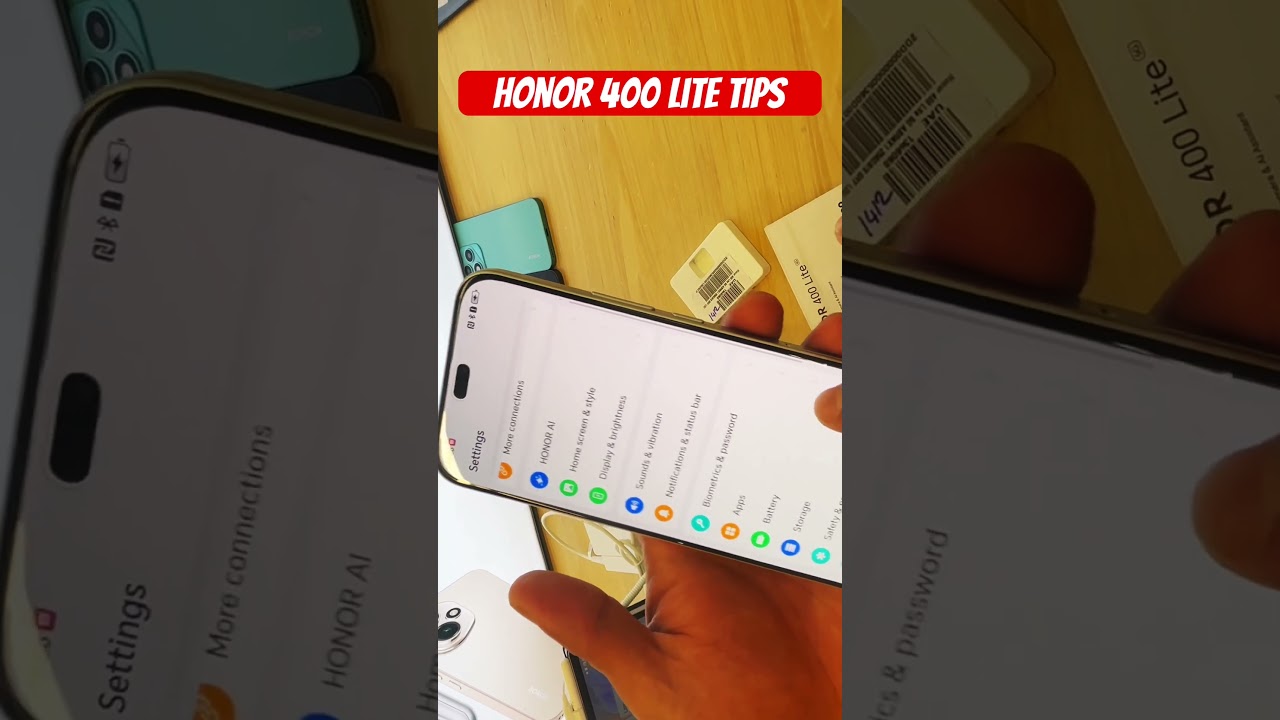 Honor 400 Lite tips review #honormobile #honor400lite #honor400series #shorts #mobiletech 