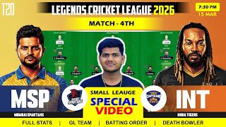 MSP vs ING , MSP vs ING Prediction, Mumbai vs India Tigers 4TH Legends Cricket T20 screenshot 4