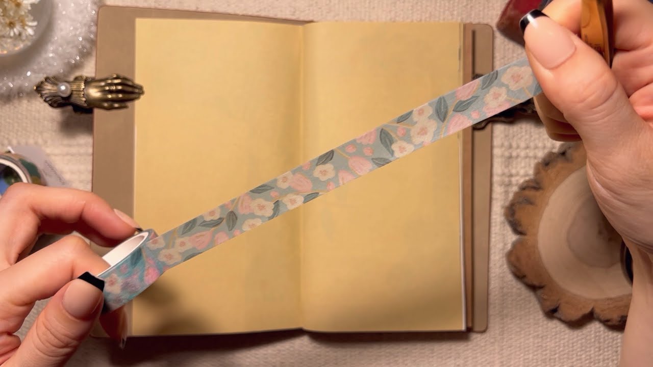 [빈티지 다꾸 ASMR] 빼곡하게 빈티지 다이어리 꾸미기 | vintage journal | scrapbooking | no BGM