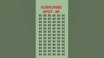 can you find 8F in 5 seconds? #wordpuzzlegame #game #mathematics #mindbendingquiz #puzzle