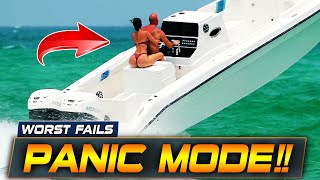 THE BEAST GOES DOWN! EPIC  BOAT FAILS AT HAULOVER INLET | BOAT ZONE