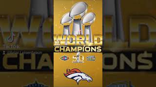 Denver Broncos 3x Super Bowl Champions! Go Broncos!