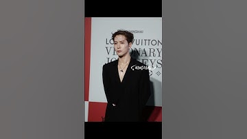 Jackson Wang at the opening of Louis Vuitton “Visionary Journeys”  exhibition in Shanghai