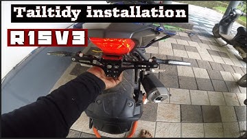 Tailtidy installation / R15v3  / CNC tailtidy  / R15v3 modification